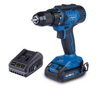 Scheppach Taladro atornillador inalámbrico BC-DD60-X | par de torsión 60 Nm | Portabrocas de sujeción rápida 1,5-13 mm | Niveles de par 25+1 | LED y clip para cinturón | Serie IXES de 20 V | 10 años