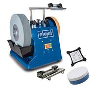 Scheppach TIGER 2500 - Afiladora de piedra mojada, 1 unidad, Azul / Plateado / Negro