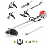 Scheppach Zaino 4 en 1 Multiutensile a gasolina MFH5300-4BP Attrezzo de jardín a 2 tiempos 1,8 HP