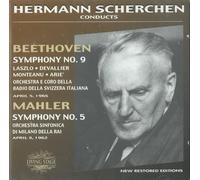 Scherchen - beethoven : symphonie n°9 op.25 - mahler : symphonie n°5