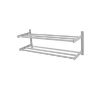 Scherlin Estante zapatero 12 Acero. aluminio