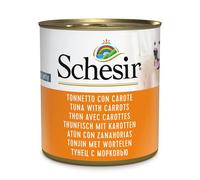 Schesir Adult Atún con Zanahorias en Gelatina Lata para Perros 16 x 285 gr