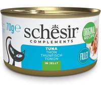 Schesir Adult Atún en Gelatina Lata para Gatos 12 x 70 gr