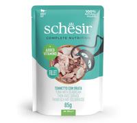 Schesir Adult Filetes de Atún con Dorada en Gelatina Sobre para Gatos 12 x 85 gr
