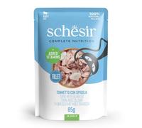 Schesir Adult Filetes de Atún con Lubina en Gelatina Sobre para Gatos 12 x 85 gr