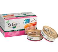 Schesir Adult Filetes de Pollo con Jamón en Gelatina Lata para Gatos 50 gr
