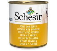 Schesir Adult Pollo con Calabaza en Gelatina Lata para Perros 285 gr