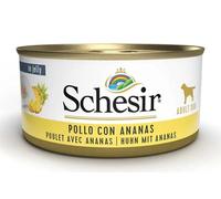 Schesir Adult Pollo con Piña en Gelatina Lata para Perros 150 gr