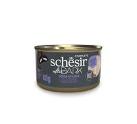 Schesir After Dark, Pollo con Pato en Caldo, Comida Húmeda Completa para Gatos (12 latas x 80g