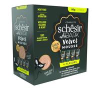 Schesir After Dark Variety Pack Velvet Mousse para Gatos 12 x 80 gr