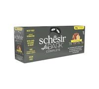 Schesir After Dark, Variety Pack, en Mousse, Alimento Húmedo Completo para Gatos, en Lata, Sin Cereales, Alto en Proteínas, Rico en Hidratación, 12 x 80g