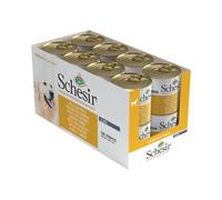 Schesir, Alimento Húmedo para Perros Adultos Sabor Pollo con Calabaza, Filetes En Suave Gelatina - Total 4,56 Kg (16 Latas De 285 G)