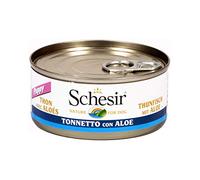 Schesir, Alimento Húmedo para Perros Adultos Tonito con Aloe, En Suave Gelatina (18 Latas De 150g)