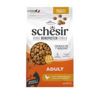 Schesir Animal Monoprotein Adult, Croquetas para Gatos, Alimento Seco Monoproteico Completo y Equilibrado, Sabor Pollo, Saco de 1,5 kg