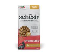 Schesir Animal Monoprotein Sterilized, Croquetas para Gatos Adultos Esterilizados, Alimento Seco Monoproteico Completo, Sabor Pollo, 10 kg