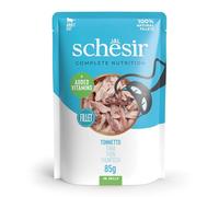 Schesir Adult Filetes de Atún en Gelatina Sobre para Gatos 12 x 85 gr