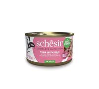 Schesir Adult Atún con Jamón en Gelatina Lata para Gatos 12 x 85 gr