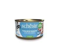 Schesir Adult Atún con Lubina en Gelatina Lata para Gatos 12 x 85 gr