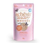 Schesir Baby Mousse Pollo con Salmón Sobre para Gatitos 12 x 70 gr
