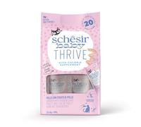 Schesir Baby Thrive, Gusto de Pollo, Comida Humeda para gattos (20 sobre x 8g)