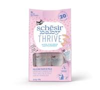 Schesir Baby Thrive, Gusto de Pollo, Comida Humeda para gattos (20 sobre x 8g)