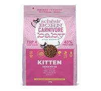 Schesir Born Carnivore | Alimento Seco para Gatos | Varios Formatos Y Sabores | Ingredientes Naturales | (Pollo con Huevo Kitten 1,25Kg)
