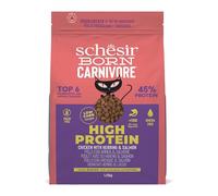 Schesir Born Carnivore, Croquetas de Pollo y Arenque para Gatos Adultos horneadas (Bolsa de 1,25 kg)