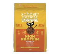 Schesir Born Carnivore,Croquetas de Pollo y Huevo al Horno para Gatos Adultos (Bolsa de 1,25 kg)
