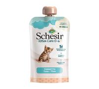 Schesir Cat Kitten Cream Atunfisch - Comida húmeda para Gatos jóvenes, sin Cereales, con Muchas proteínas, vitaminas y minerales (20 Bolsas de 150 g)