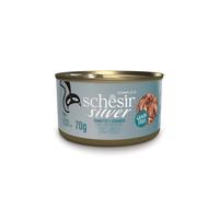 Schesir CAT SILVER Lata Atún y en Caldo 70 g