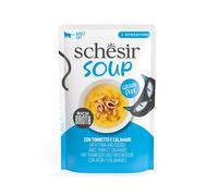 Schesir Comida Húmeda Gato Soup Atún Y Calamares Pack 12 X 40 Gr