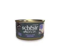 Schesir, Comida húmeda para Gatos Adultos Latas After Dark Sabor Pollo y Pato en paté 12 x 80 días