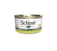Schesir, comida húmeda para gatos adultos, sabor bacoreta con dorado, filetes en gelatina blanda - Total 2,04 kg (24 latas x 85 gr) 2040 g