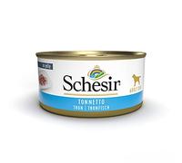 Schesir, Comida húmeda para Perros Adultos, Sabor bacoreta en gelatina Blanda - Total 2,7 kg (18 latas x 150 gr)