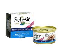 Schesir Comida para Gatos de atún y Aloe, Lata de 85 g, 14 Unidades (14 x 90 g)