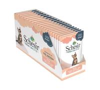 Schesir Filete de pollo Cat Jelly Kitten, alimento húmedo para gatitos en gelatina, 20 bolsas x 85 g