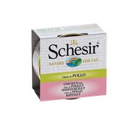 Schesir - Filete de pollo en caldo de pollo - Comida húmeda para gatos | Húmeda (lata) | 14 x 70 g