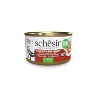 Schesir Adult Atún con Salmonete en Gelatina Lata para Gatos 12 x 70 gr