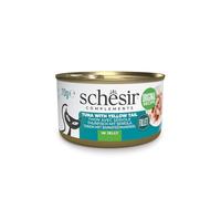 Schesir Adult Filetes de Atún con Seriola en Gelatina Lata para Gatos 12 x 70 gr