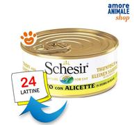 Schesir Gato Atún Con Anchoas En Caldo De Pescado Gatos Lata De 70 Gr