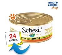 Schesir Gato Atún Con Calabaza En Caldo De Pescado Lata De 70 Gr