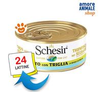 Schesir Gato Atún Con Triglia En Caldo De Pescado Gatos Lata De 70 Gr