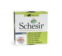 Schesir Gato en gelatina de 85 g, atún y lampuga