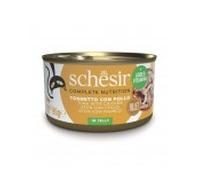 Schesir húmedo gato filetes en gelatina atún con pollo 85 gr
