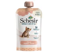 Schesir Kitten Pollo en Crema Sobre para Gatitos 10 x 150 gr