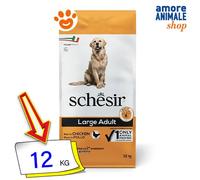 Schesir Perro Grande Mantenimiento Pollo Comida Seca Para Perros 12 Kg