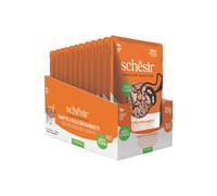 Schesir Pouch Gato De Atún Con Pollo Y Gambas En Gelatina Pack - 12 X 85 Gr