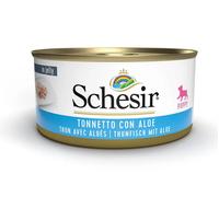 Schesir Puppy Atún con Aloe en Gelatina Lata para Perros 5 x 150 gr
