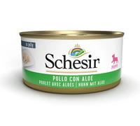 Schesir Puppy Pollo con Aloe en Gelatina Lata para Perros 10 x 150 gr