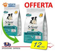 Schesir Seco MEDIANO CACHORRO Mantenimiento con POLLO 3 / 10 kg - Pienso Perros